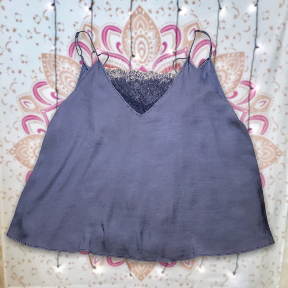 Intimately Free People V-Neck Lace Bandeau Tank - Picture 4 of 10